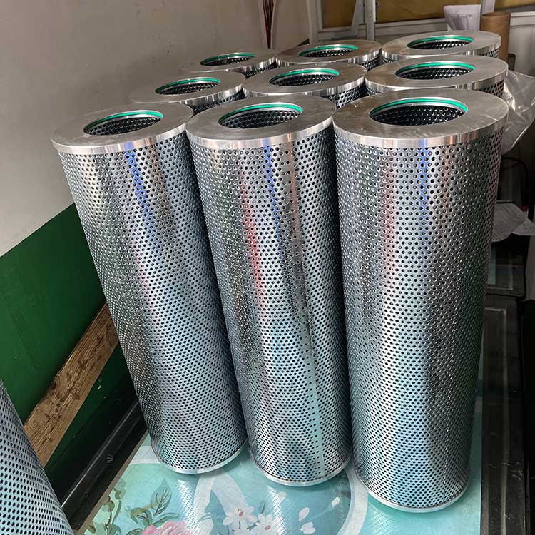 華豫生產(chǎn)供應雙筒不液壓油過濾器濾芯 機加工端蓋